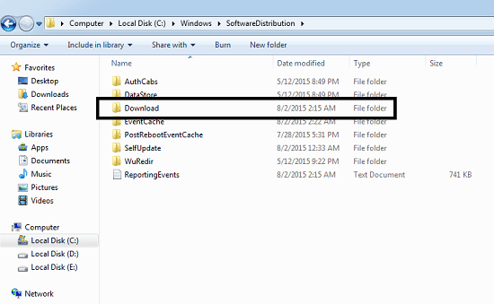 Windows Software Distribution Download ysyellow